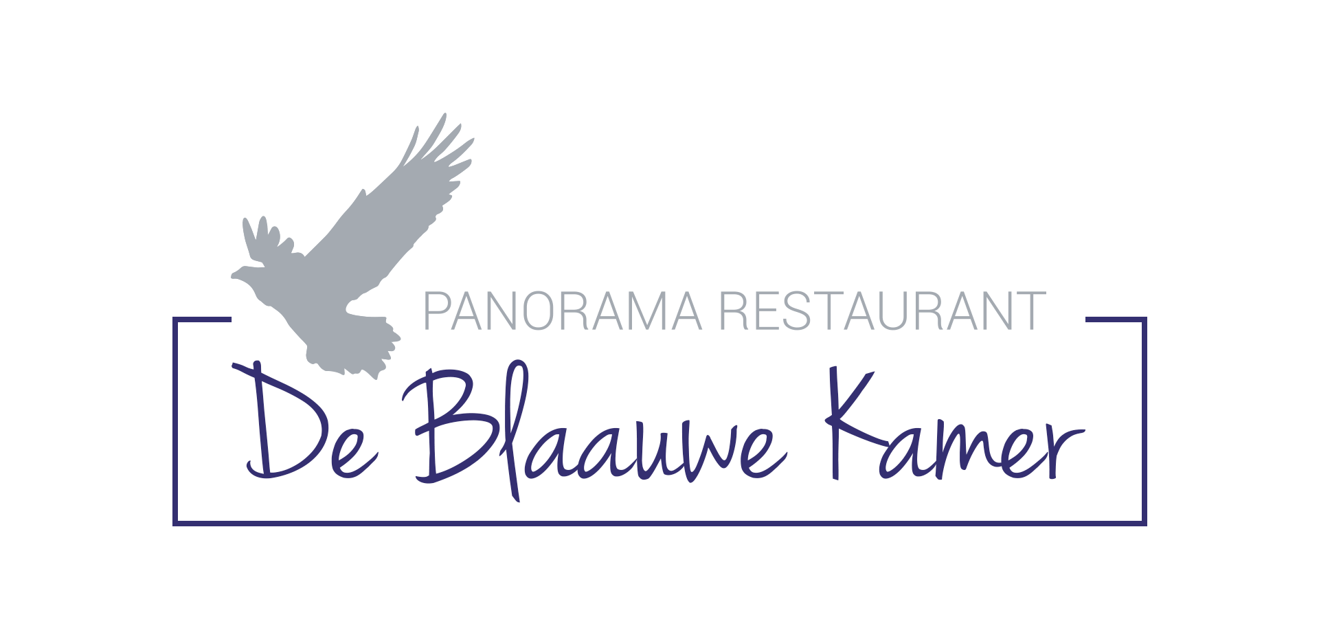 Logo panorama restaurant de blaauwe kamer