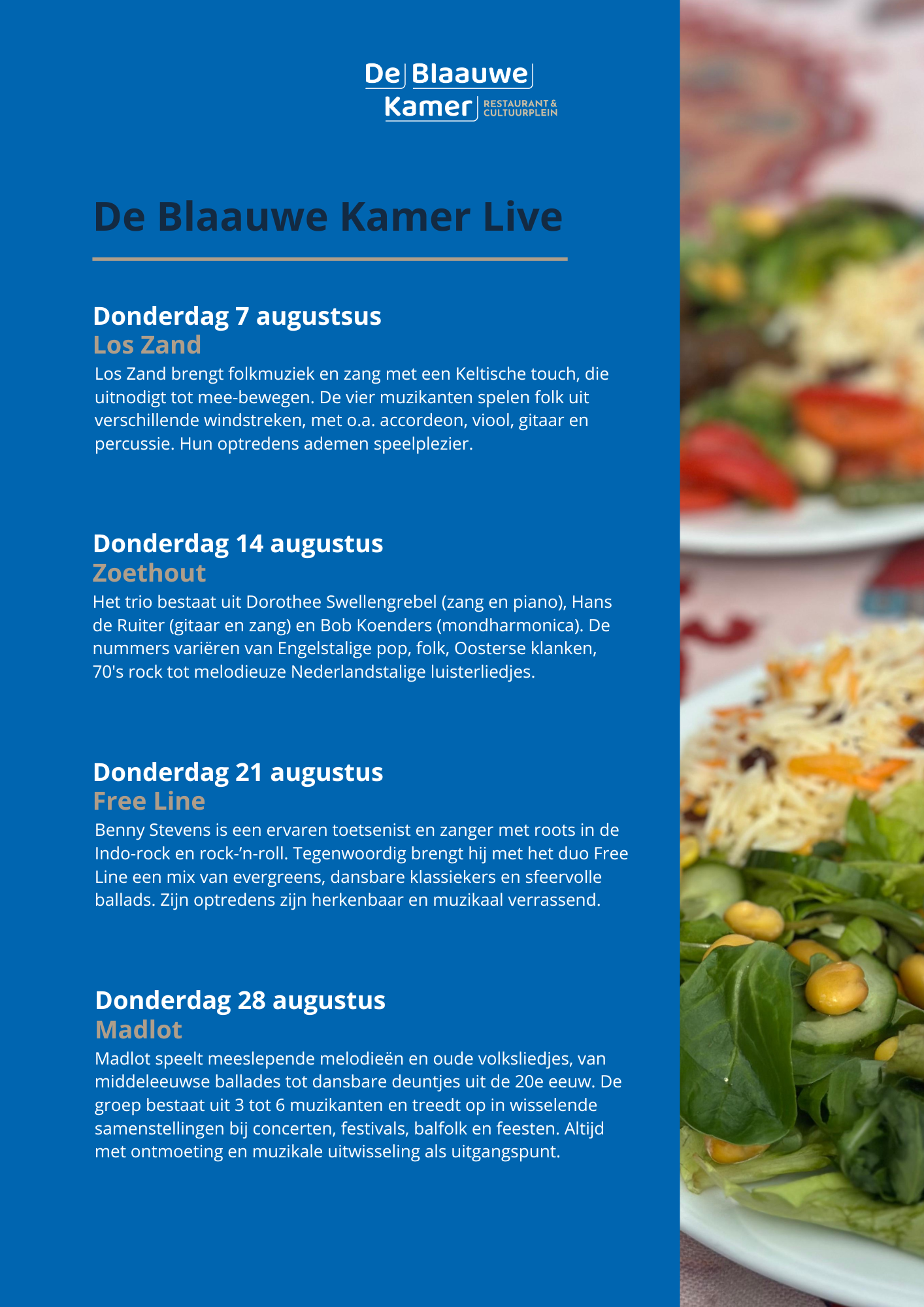 Wat speelt er in de maand AUG
