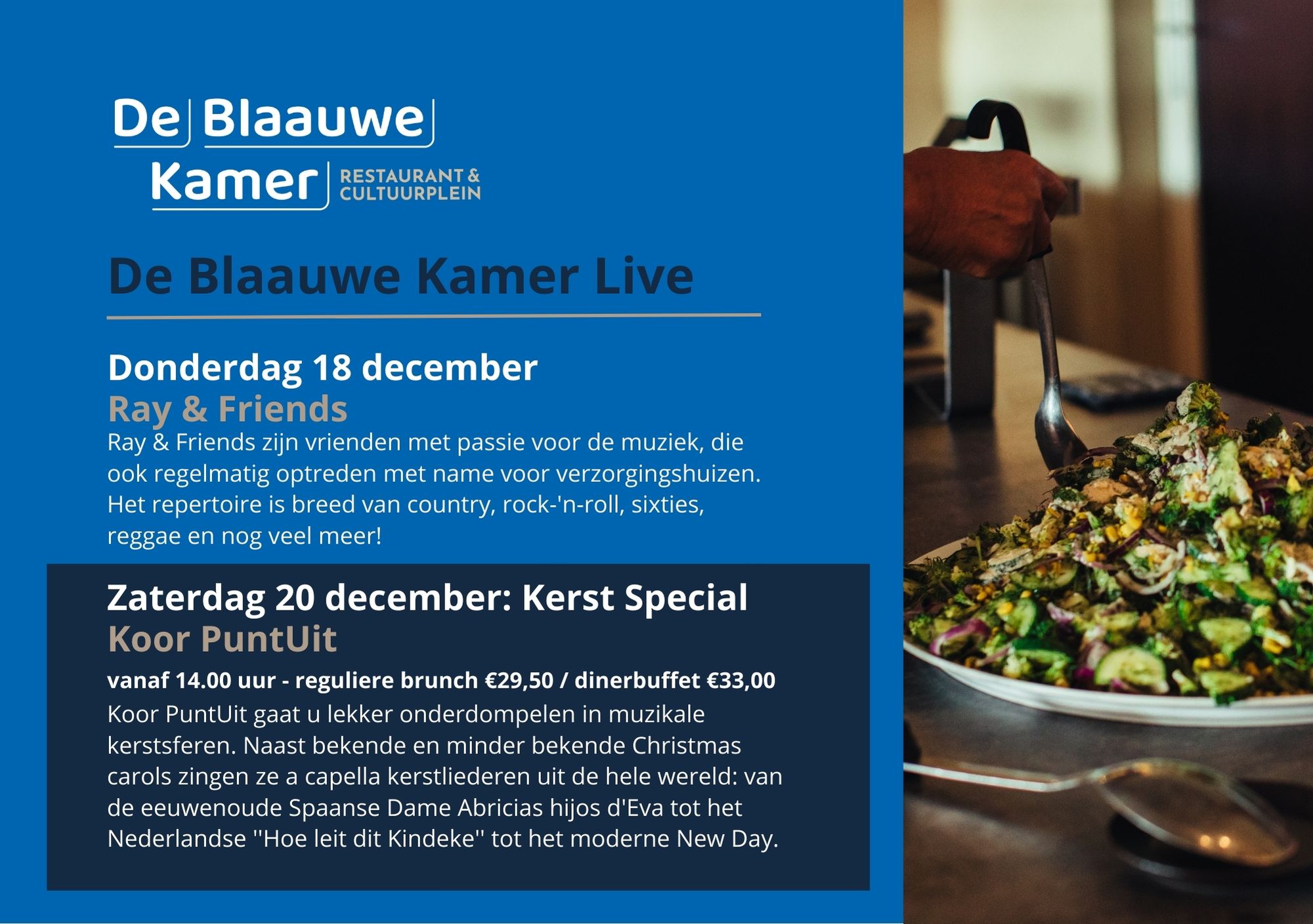 blaauwe kamer live